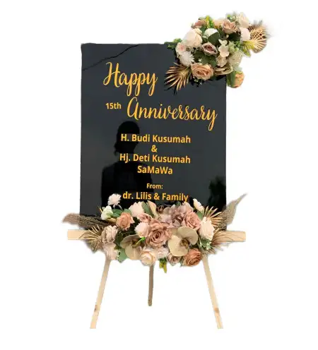 Papan Bunga Akrilik Badau