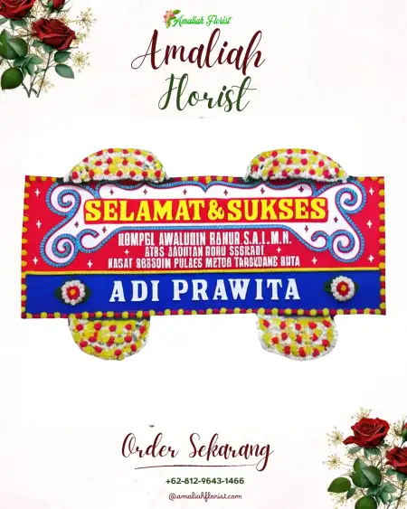 Papan Bunga Ucapan Selamat Badau